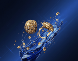 Crystal Dome Cocktail Ring